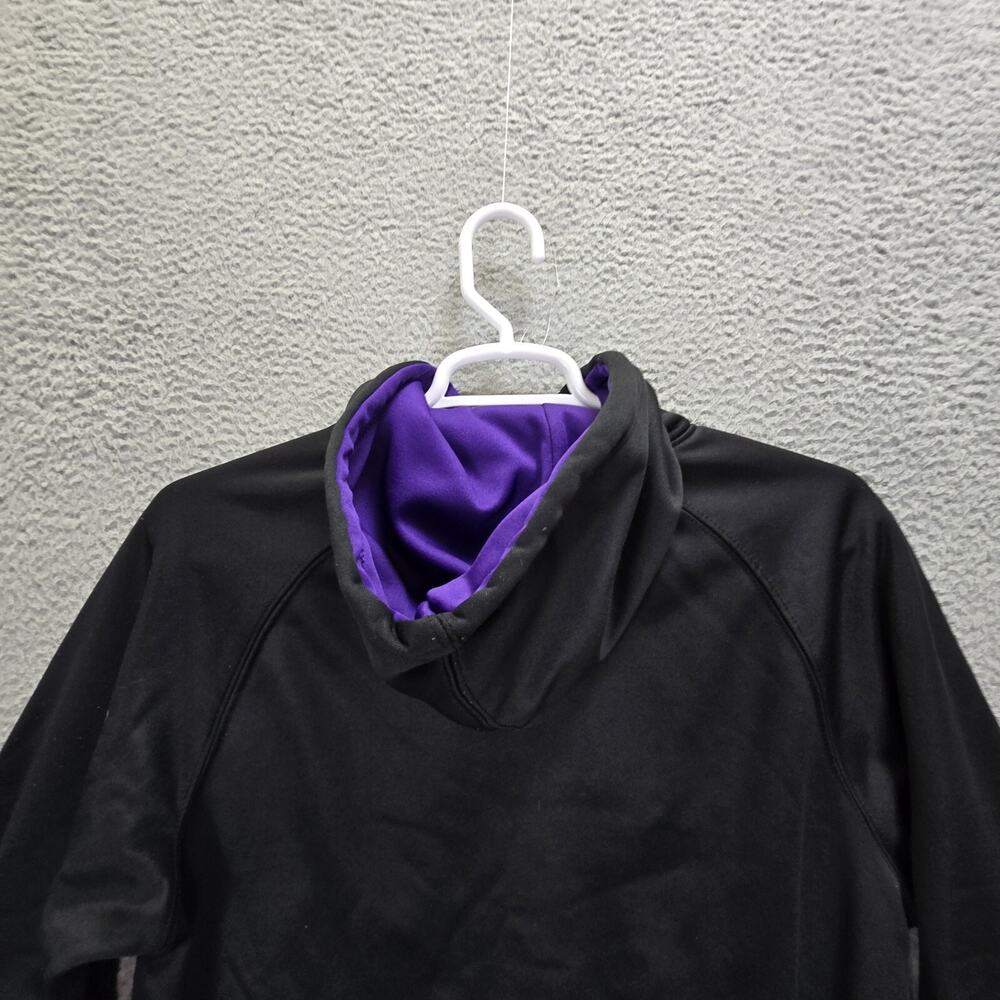 Washington Huskies Pullover Hoodie Mens Medium Black Colosseum Fleece Sweatshirt - Picture 9 of 14